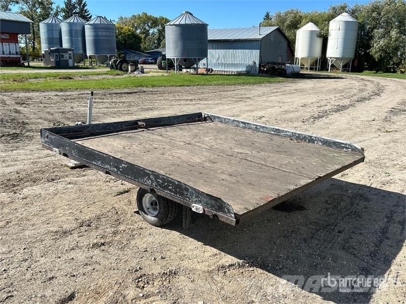 Custom Built 8 ft S/A Tilt Deck Trailer Низкорамные прицепы