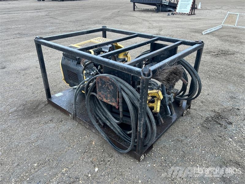 Custom Built Skid-Mounted Hydraulic Rail Tool Pack Sonstige Baumaschinen