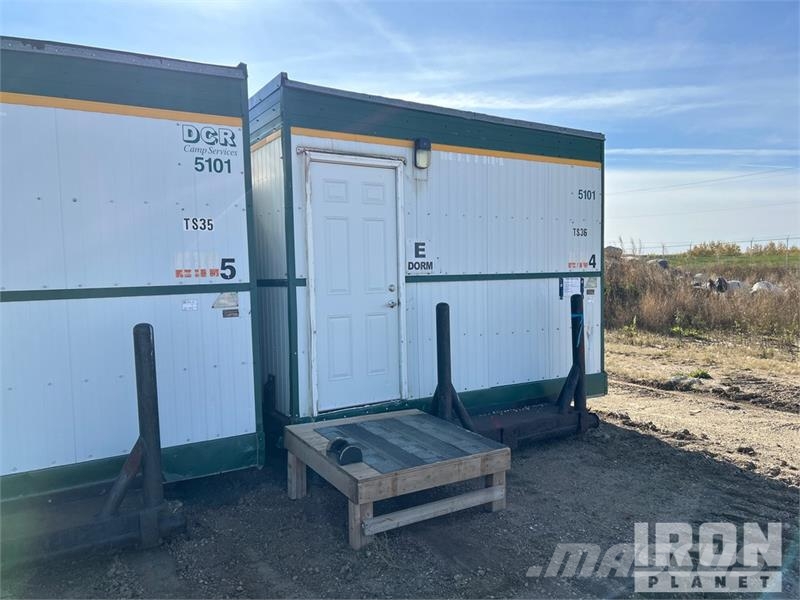  Custom Structures 60 ft x 12 ft Skid-Mounted Mobil Будівельні бараки