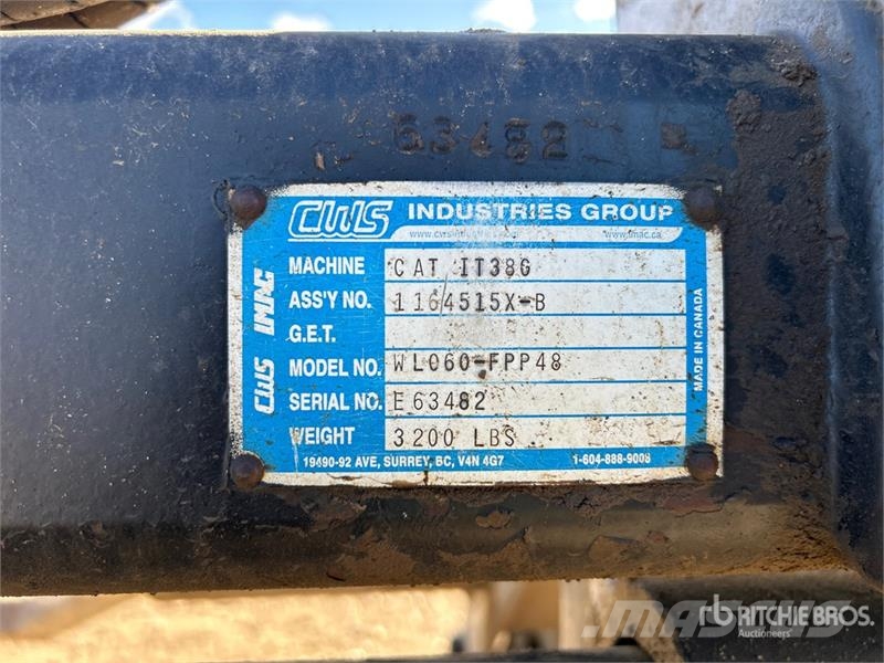 CWS 46 in Q/C Wheel Loader Grapple - Fits Cat IT38G Грейферы