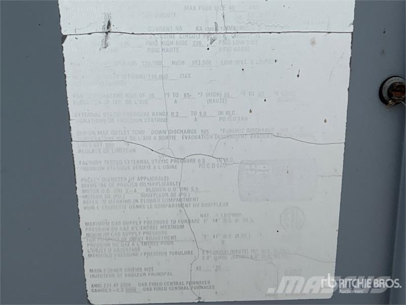 Daikin Company L.P DCG0601403BXXXAB Industrial War Andre komponenter