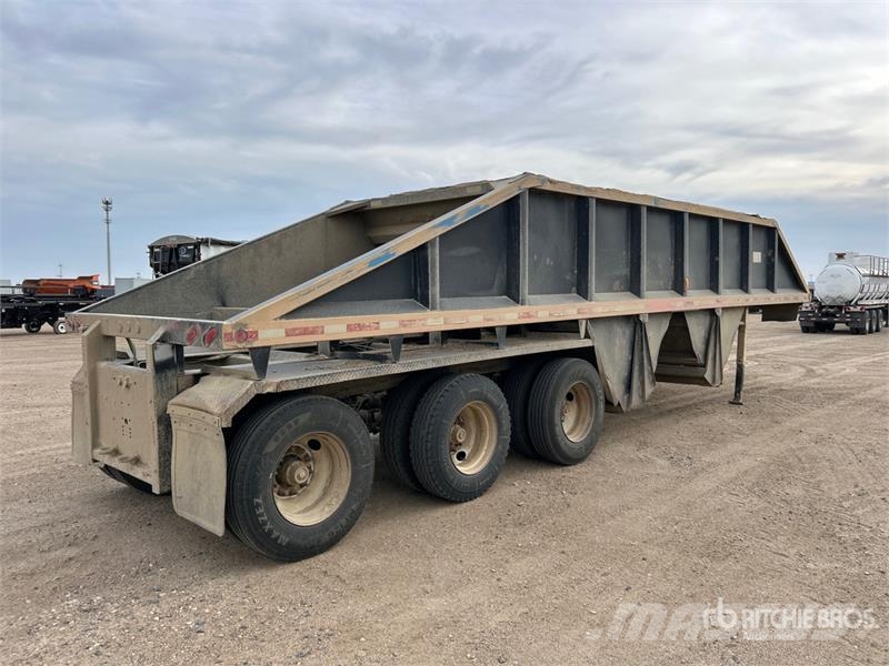  Decap 36 ft Tri/A Belly Dump Trailer 自卸拖车