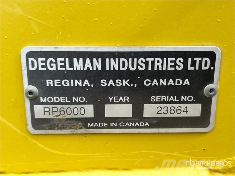 Degelman 6000 67 in Paddle Rock Picker Stone Pickers