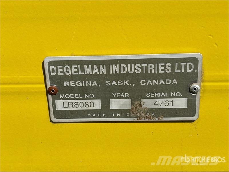 Degelman LR8080 Rodillos