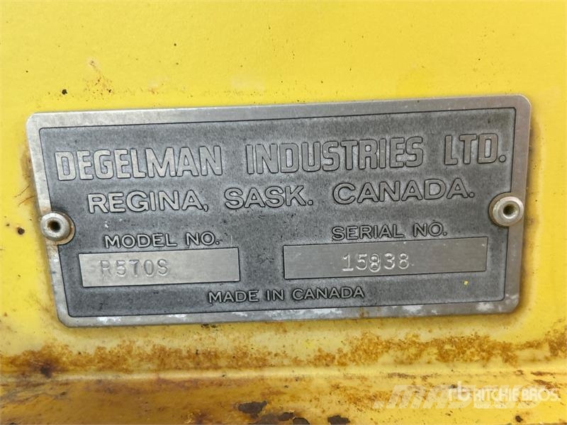 Degelman R570S Τσουγκράνα πετρών