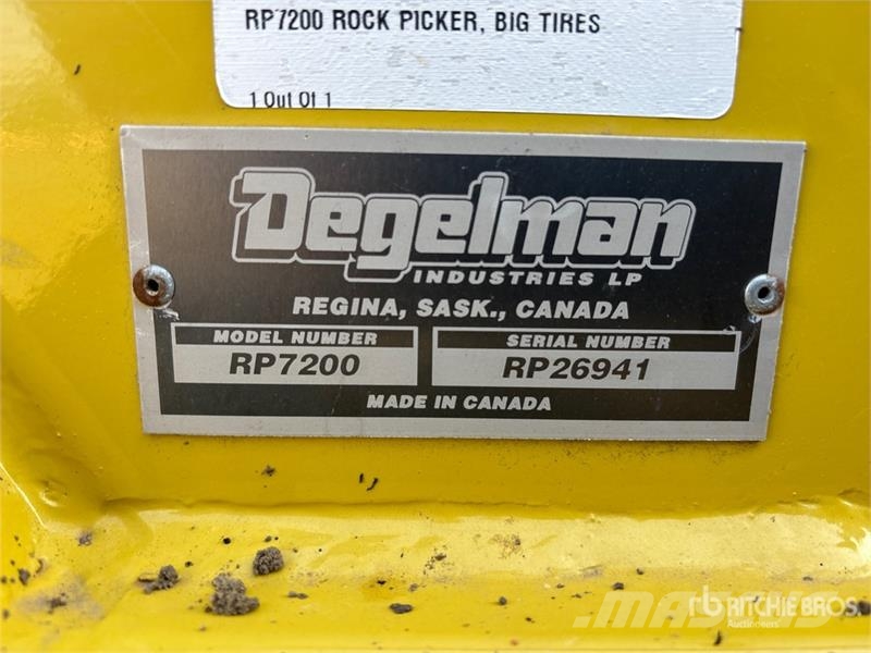 Degelman RP7200 石磔除去機