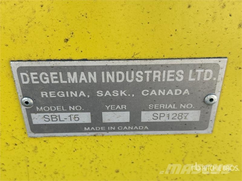 Degelman SBL-15 180 in Skid Steer Snow Blade Sniježne daske i plugovi