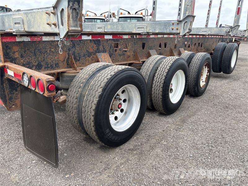 Deloupe 50 ft Quad/A Hayrack Log Trailer مقطورات أشجار