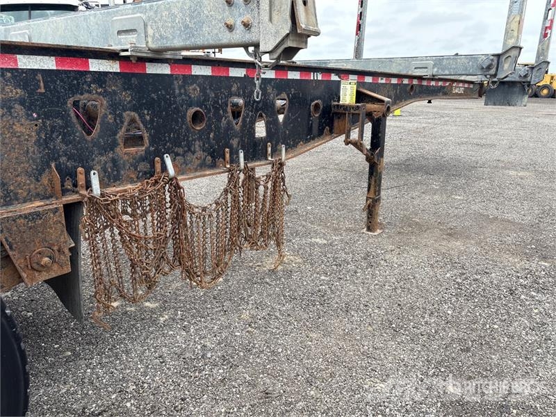 Deloupe 50 ft Quad/A Hayrack Log Trailer مقطورات أشجار