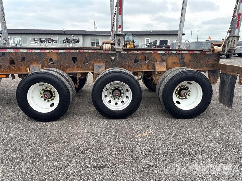 Deloupe 50 ft Quad/A Hayrack Log Trailer مقطورات أشجار