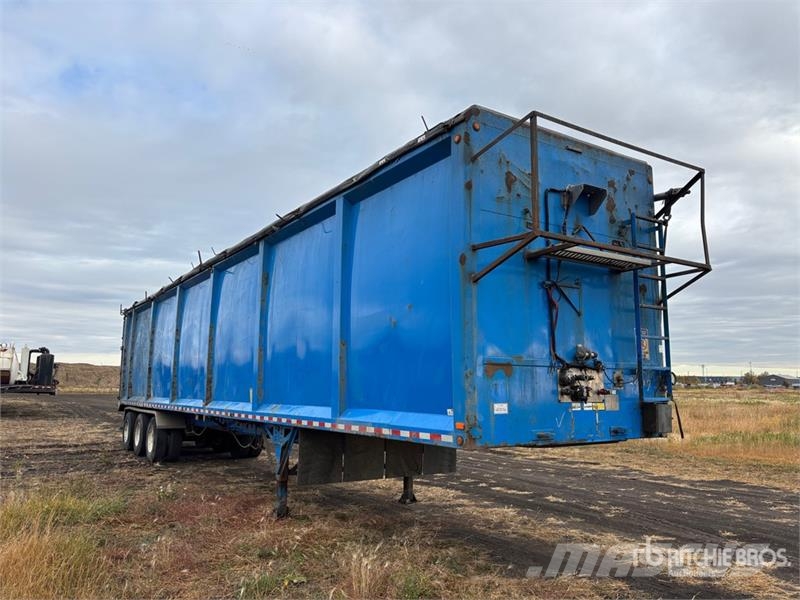 Deloupe 53 ft x 102 in Tri/A Moving Floor Open-Top Chip Tr Prikolice za piljevinu
