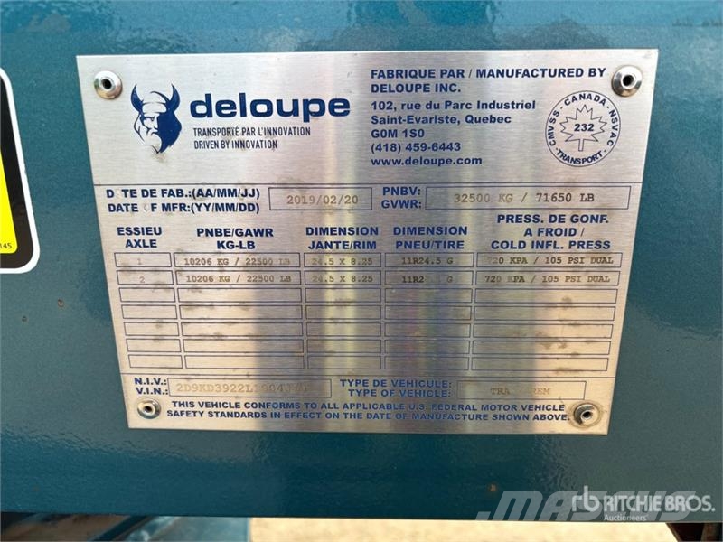 Deloupe T/A Pole Trailer Прочие прицепы