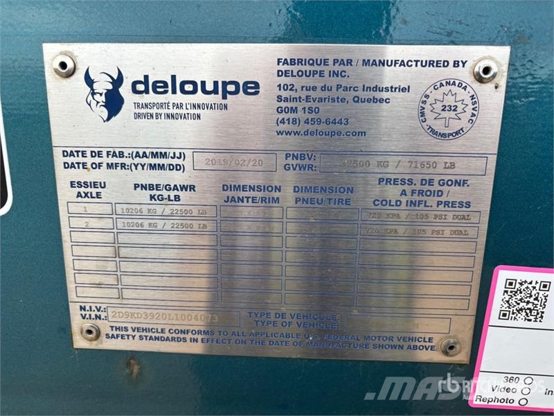 Deloupe T/A Pole Trailer Прочие прицепы