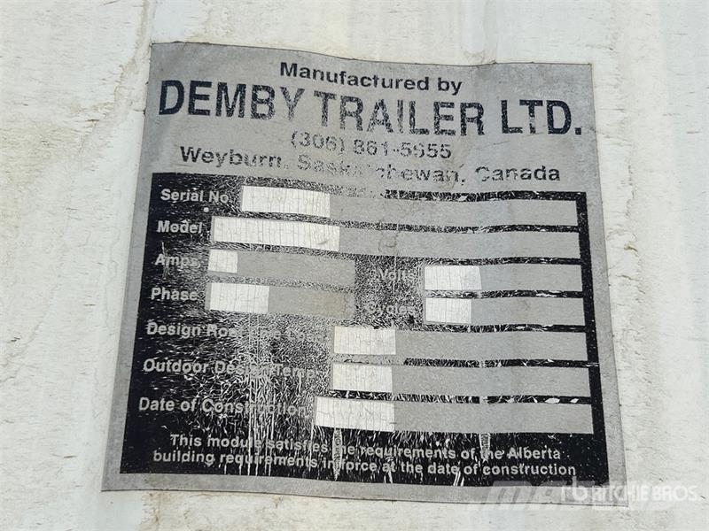  Demby Trailer 30 ft x 10 ft Portable Tri/A Wellsit Other