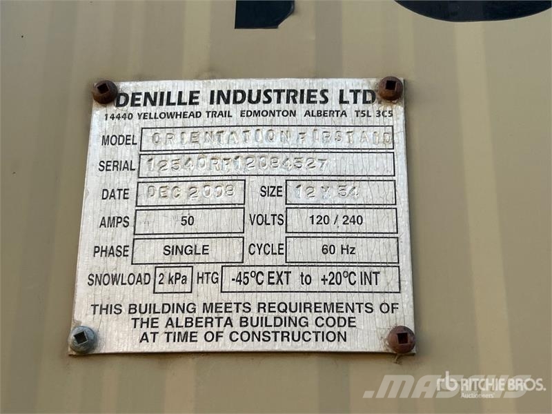 Denille Industries 54 ft x 12 ft Skid-Mounted Mobi معدات البناء - غير ذلك