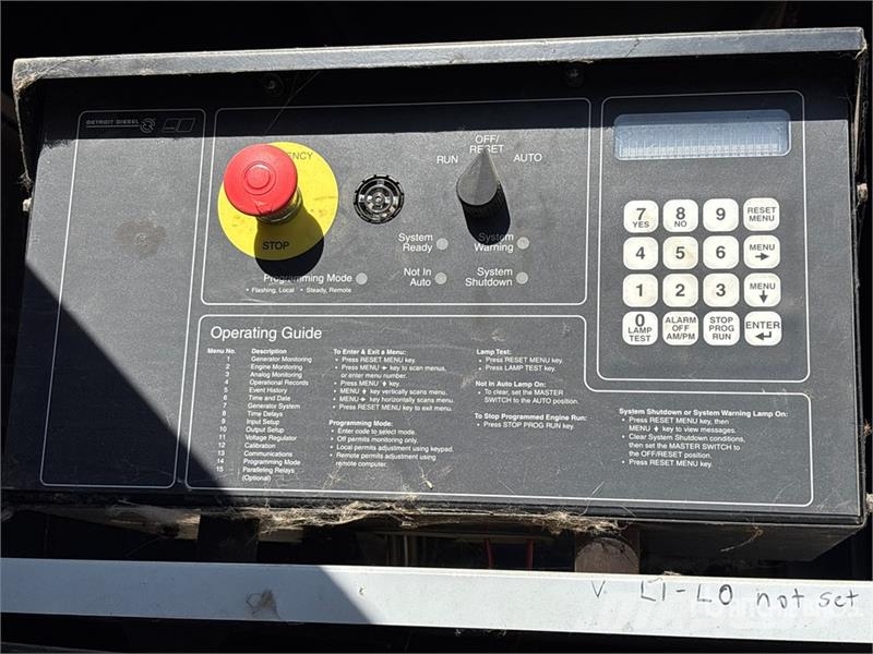 Detroit Diesel Diesel 4UA10 225 kW Skid-Mounted Generator  Generadores diésel