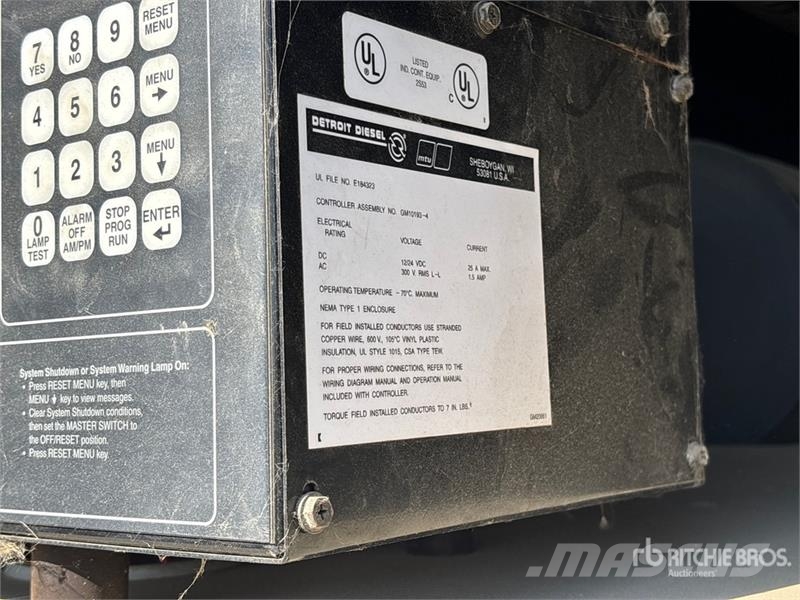 Detroit Diesel Diesel 4UA10 225 kW Skid-Mounted Generator  Generadores diésel