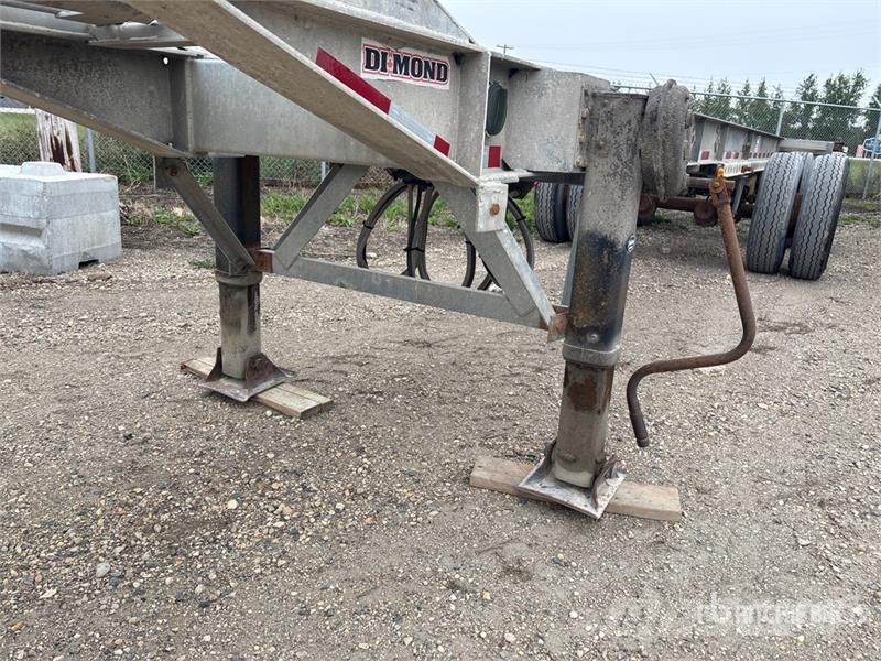 DI-MOND 40 ft Extendable Container Trailer Växelflak-/Containersläp