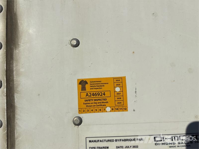 DI-MOND 53 ft x 102 in T/A Van Trailer Anhänger-Kastenaufbau