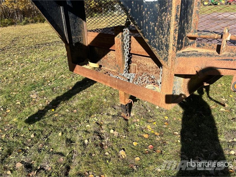 Diamond C Trailer 20 ft T/A Gooseneck Flatbed Trailer Причепи-платформи/бокове розвантаження