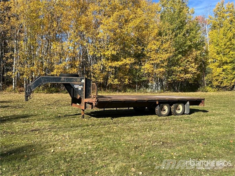 Diamond C Trailer 20 ft T/A Gooseneck Flatbed Trailer Причепи-платформи/бокове розвантаження