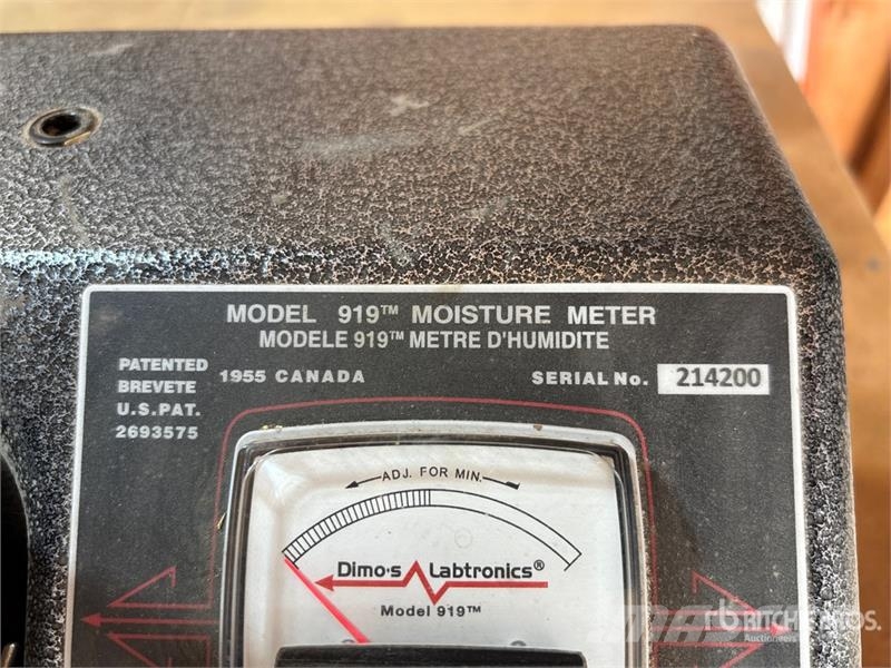 Dimos 919 Moisture Tester وحدات / آلات معالجة المحاصيل وتخزينها - أخرى