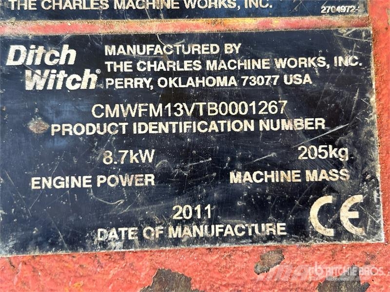 Ditch Witch FM13V Accessoires et pièces pour foreuse