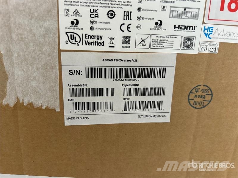 DJI Agras Spray Drone (Unused) Drugi deli