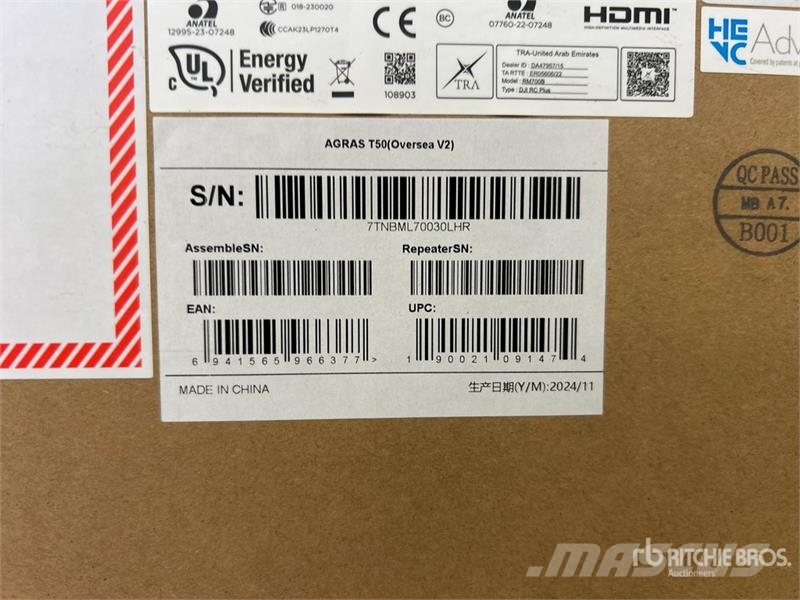 DJI Agras T50 Spray Drone (Unused) Inne akcesoria