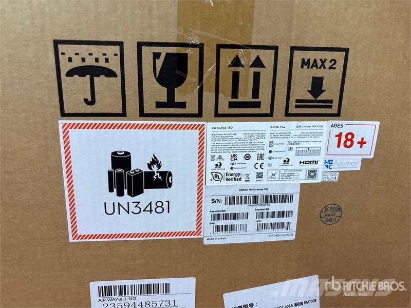 DJI AGRAS T50 Sprayer Drone (Unused) Drugi deli