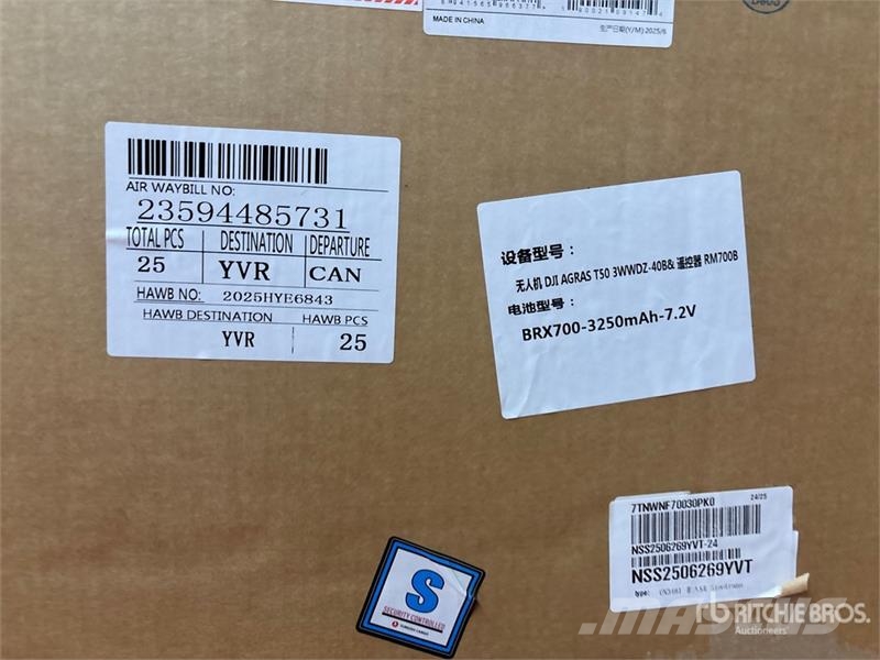 DJI AGRAS T50 Sprayer Drone (Unused) Drugi deli