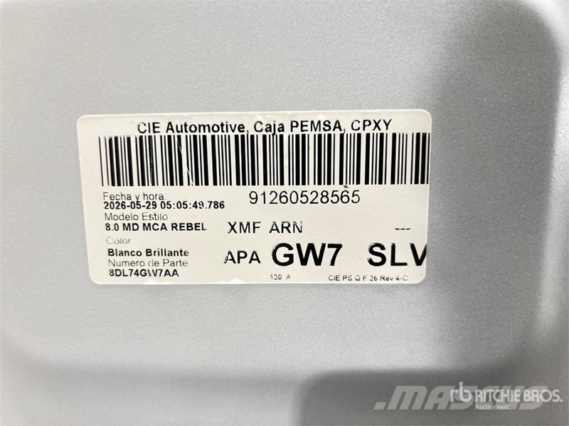 Dodge Pickup Truck Bed (Unused) Otros componentes