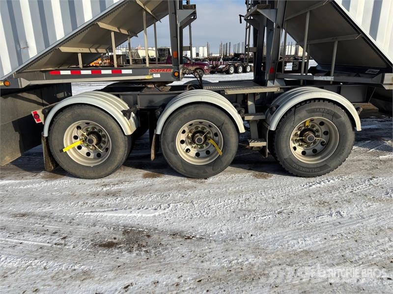 Doepker 28 ft Super B-Train Lead Belly Grain Trailer مقطورة حبوب