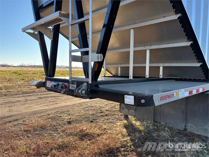 Doepker 28 ft Super B-Train Lead Belly Grain Trailer مقطورة حبوب