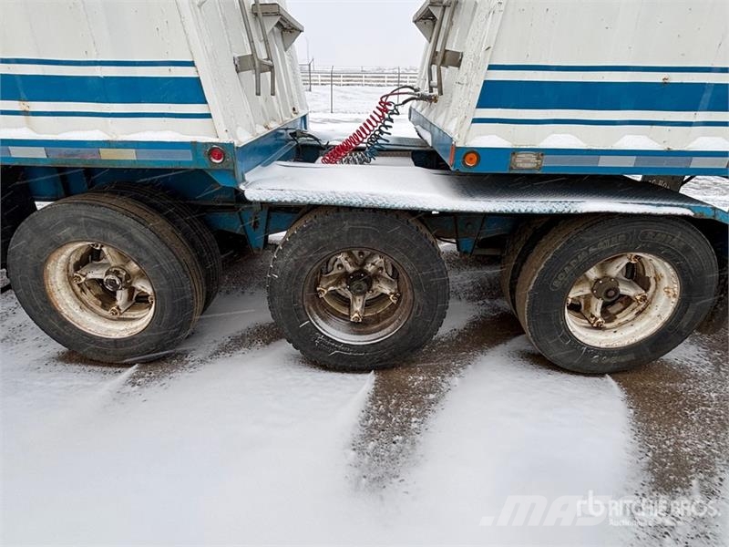 Doepker 28 ft Super B-Train Lead Belly Grain Trailer Hububat/Silaj Römorkları