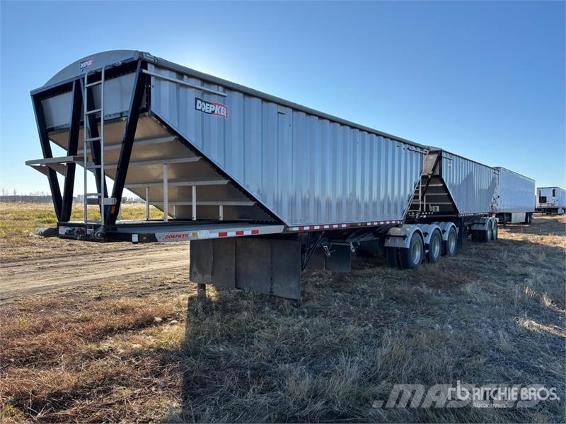 Doepker 28 ft Super B-Train Lead Belly Grain Trailer مقطورة حبوب