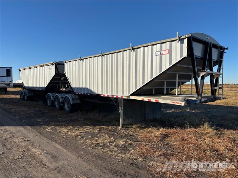 Doepker 28 ft Super B-Train Lead Belly Grain Trailer مقطورة حبوب