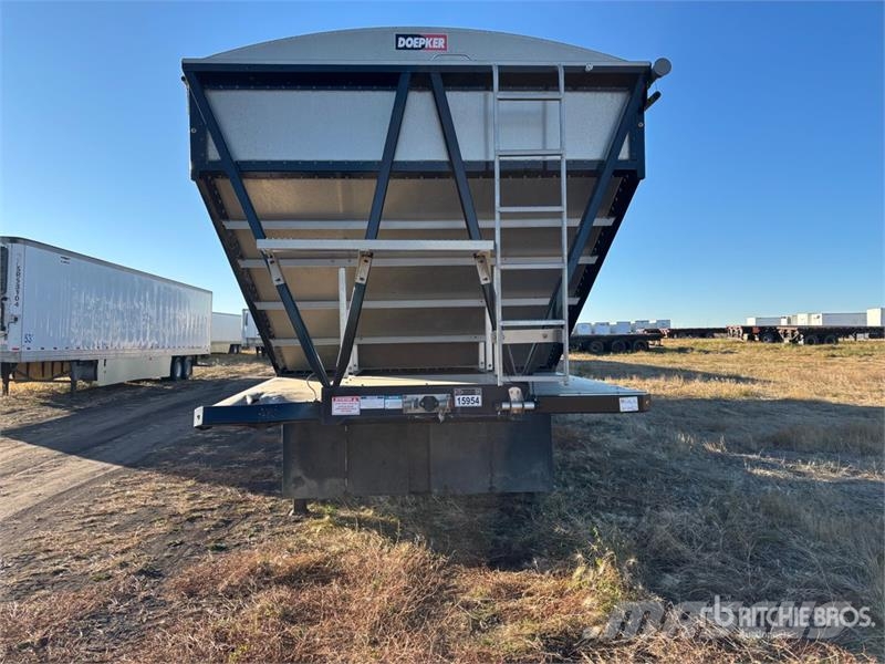 Doepker 28 ft Super B-Train Lead Belly Grain Trailer مقطورة حبوب