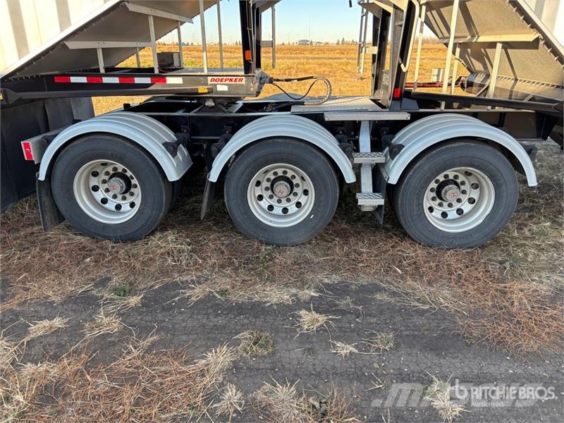 Doepker 28 ft Super B-Train Lead Belly Grain Trailer مقطورة حبوب