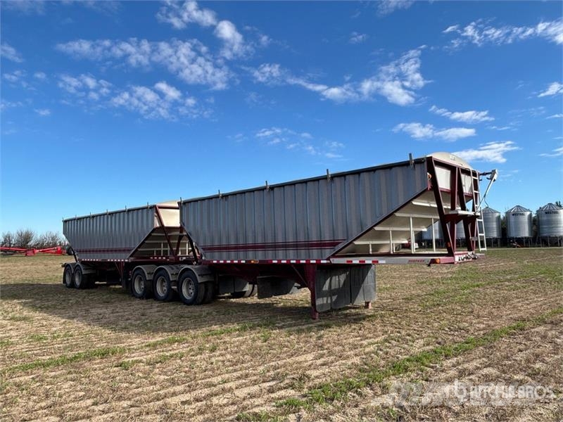 Doepker 28 ft Tri/A Super B-Train Lead Grain Trailer Prikolice za zrno