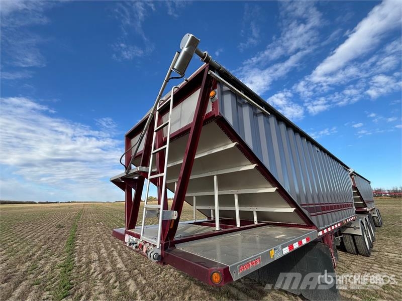 Doepker 28 ft Tri/A Super B-Train Lead Grain Trailer Prikolice za zrno