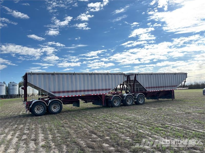 Doepker 28 ft Tri/A Super B-Train Lead Grain Trailer Prikolice za zrno
