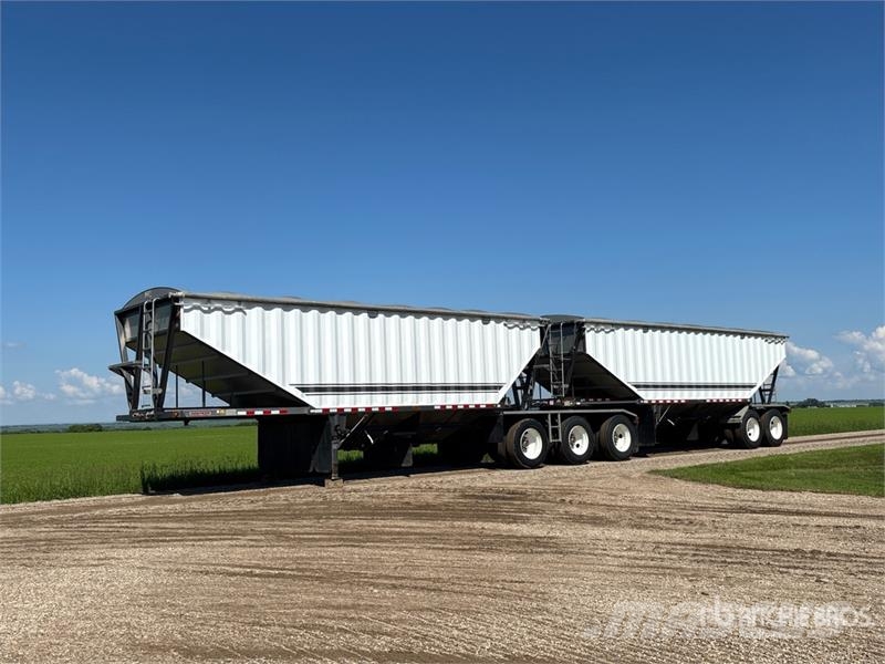 Doepker 29 ft Tri/A Super B-Train Lead Grain Trailer 곡물용 카트