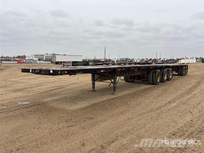 Doepker 32 ft Super B-Train Lead Flatbed Trailer Pick up/Prelata