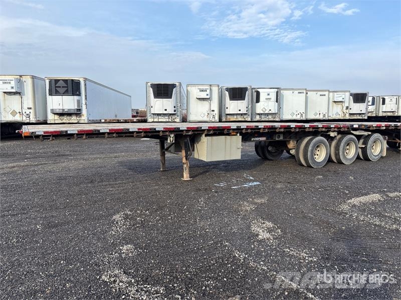 Doepker 32 ft Super B-Train Lead Flatbed Trailer Remorque ridelle
