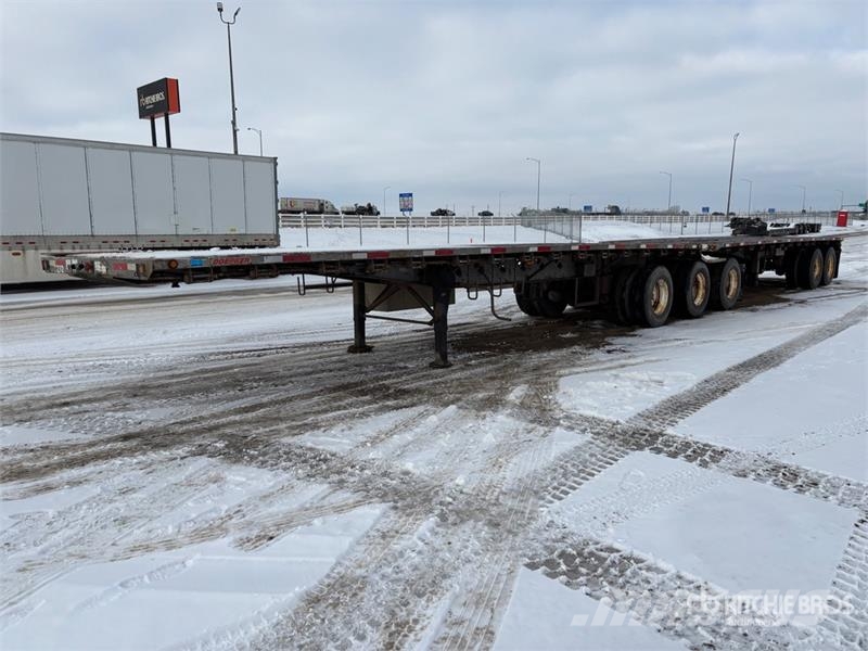 Doepker 32 ft Super B-Train Lead Flatbed Trailer Прицепы-платформы/боковая разгрузка