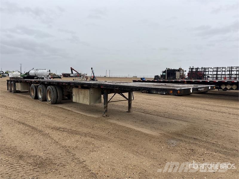 Doepker 32 ft Super B-Train Lead Flatbed Trailer Pick up/Prelata