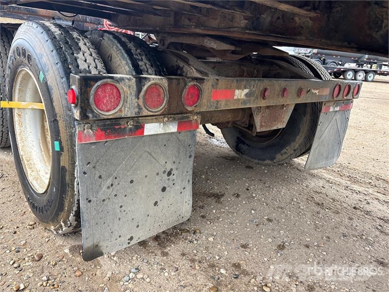 Doepker 32 ft Super B-Train Lead Flatbed Trailer Pick up/Prelata