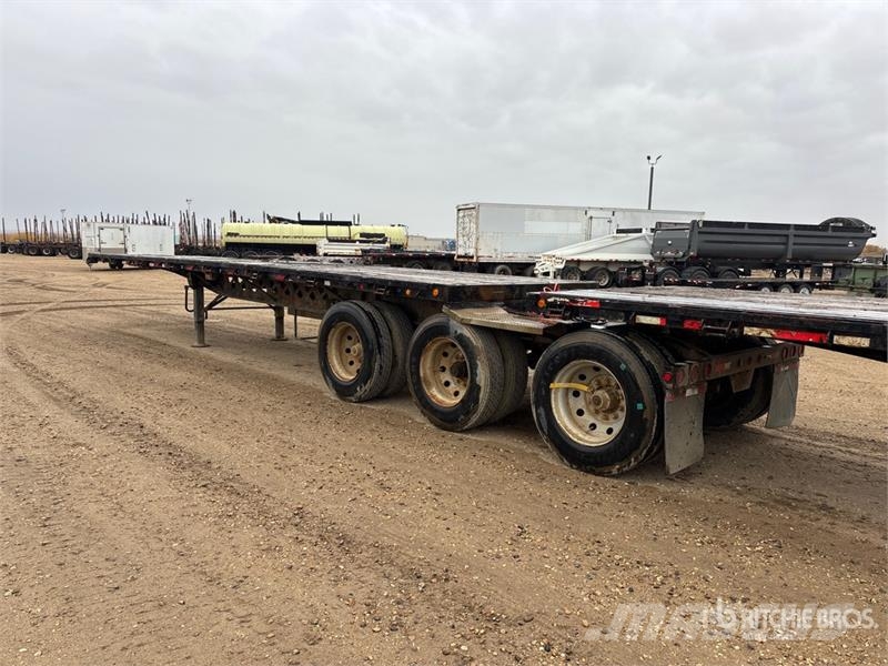 Doepker 32 ft Super B-Train Lead Flatbed Trailer Pick up/Prelata