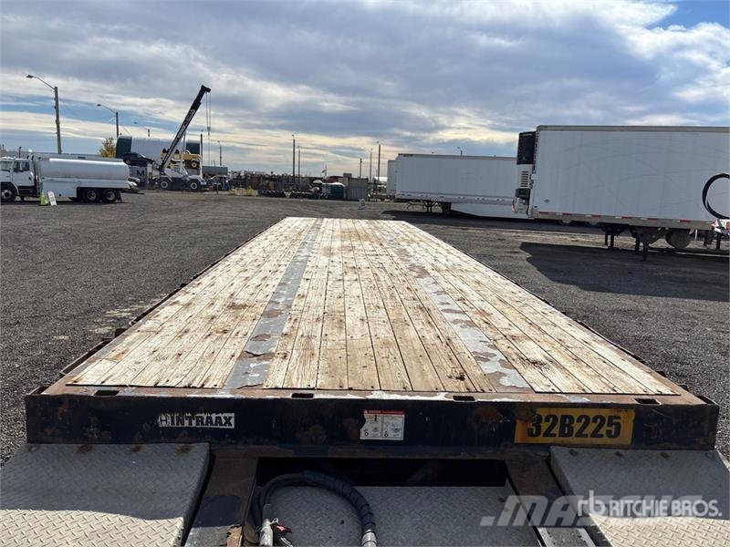 Doepker 32 ft Tri/A Super B-Train Lead Flatbed Trailer Причепи-платформи/бокове розвантаження